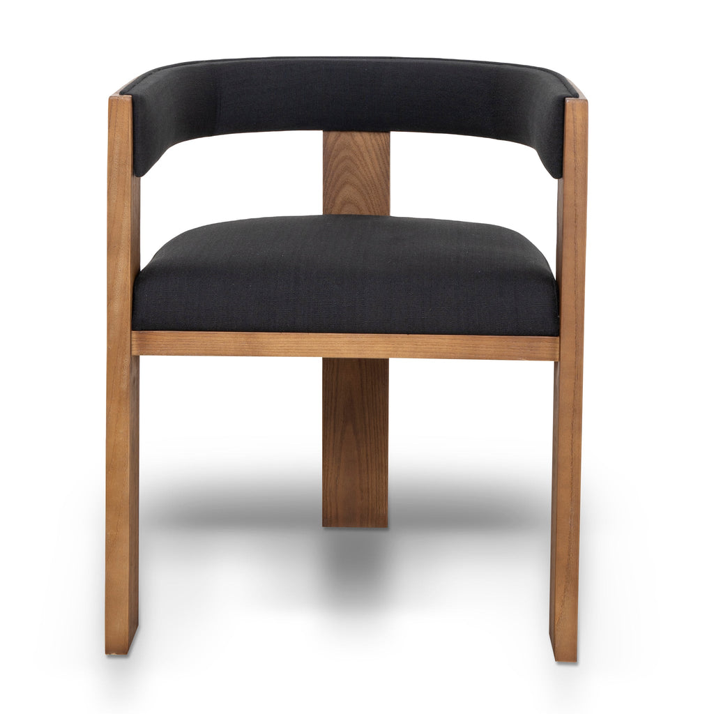 Brown ELM Verona Dining Chair - Black (Set of 2)