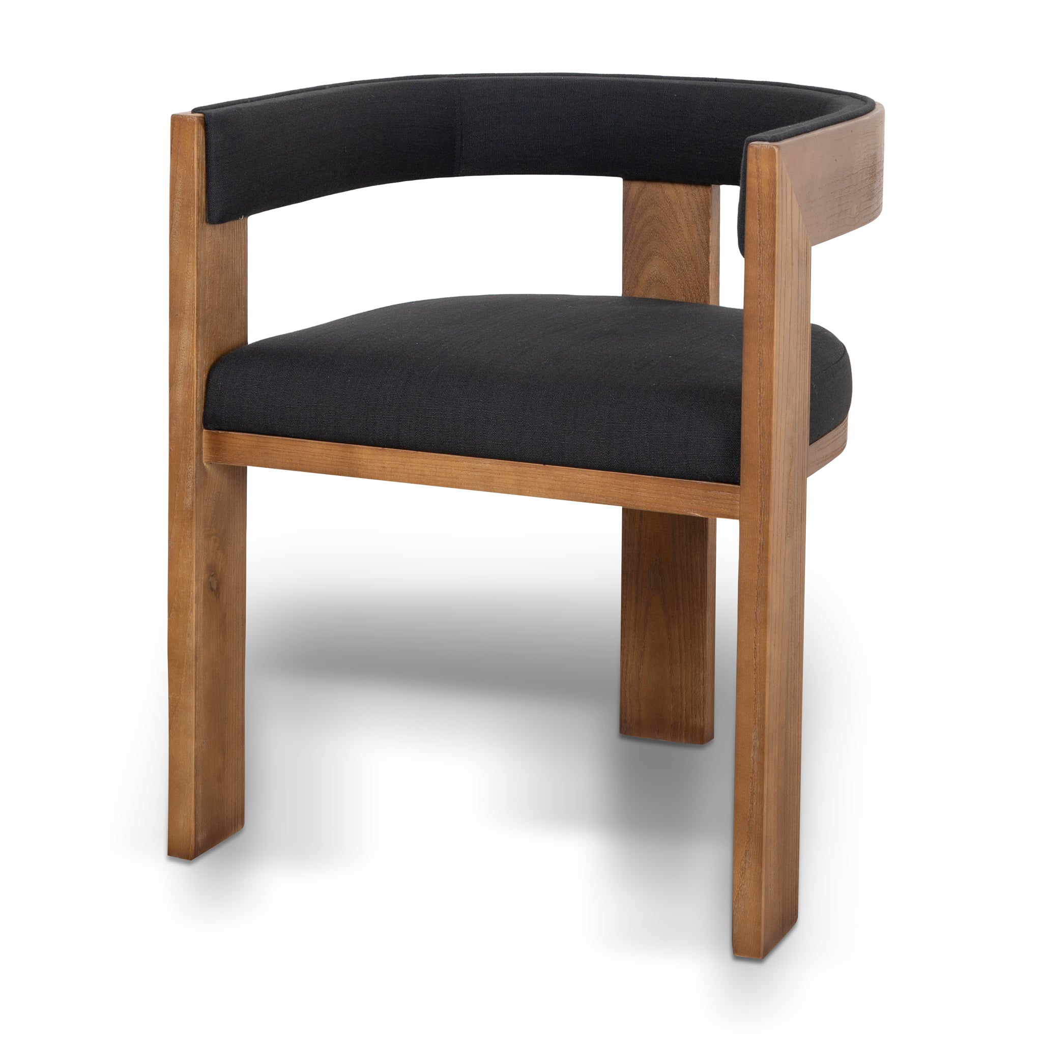 Brown ELM Verona Dining Chair - Black (Set of 2)