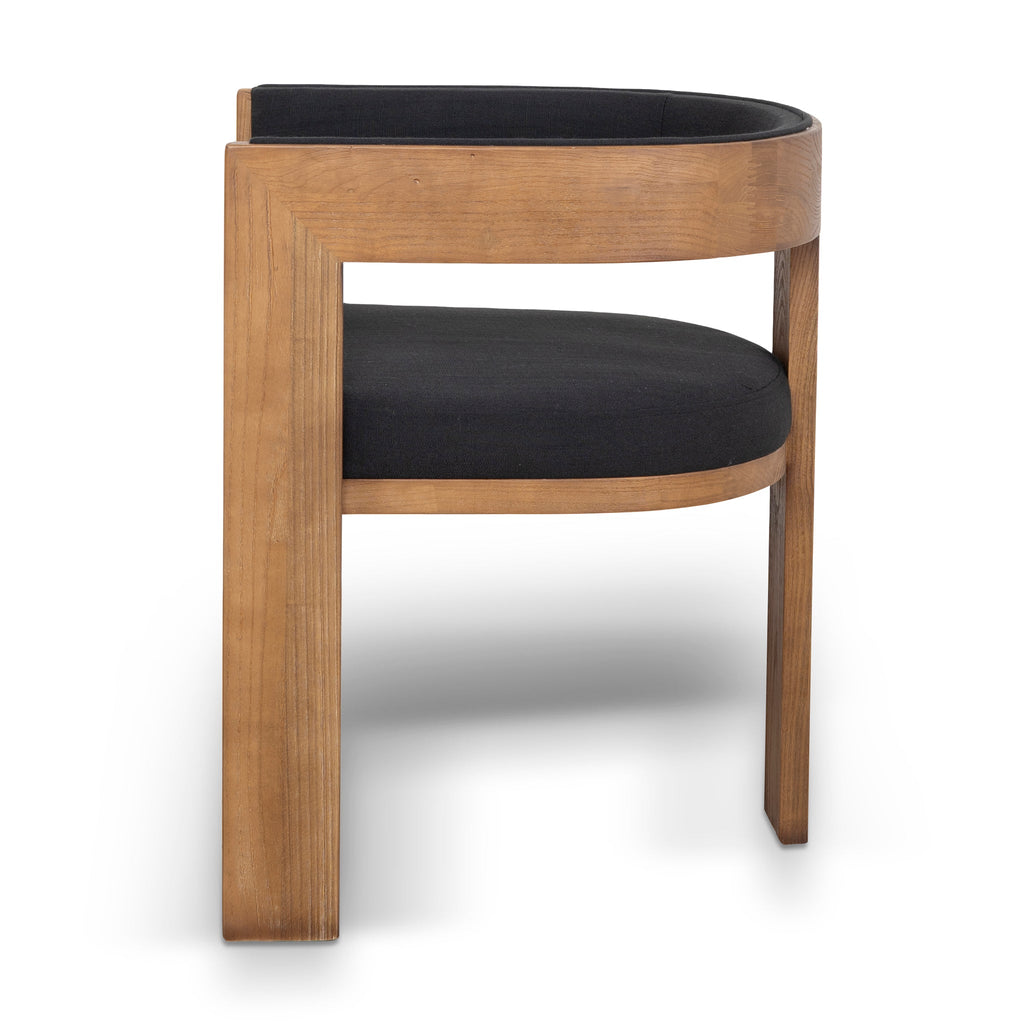 Brown ELM Verona Dining Chair - Black (Set of 2)