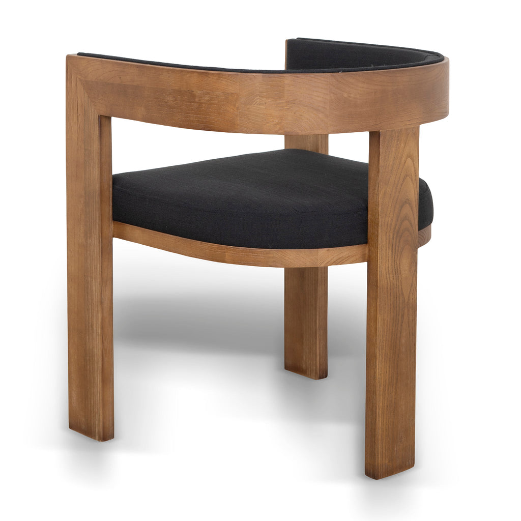 Brown ELM Verona Dining Chair - Black (Set of 2)
