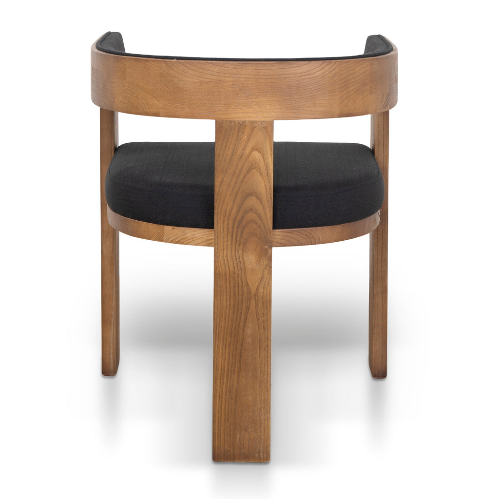 Brown ELM Verona Dining Chair - Black (Set of 2)