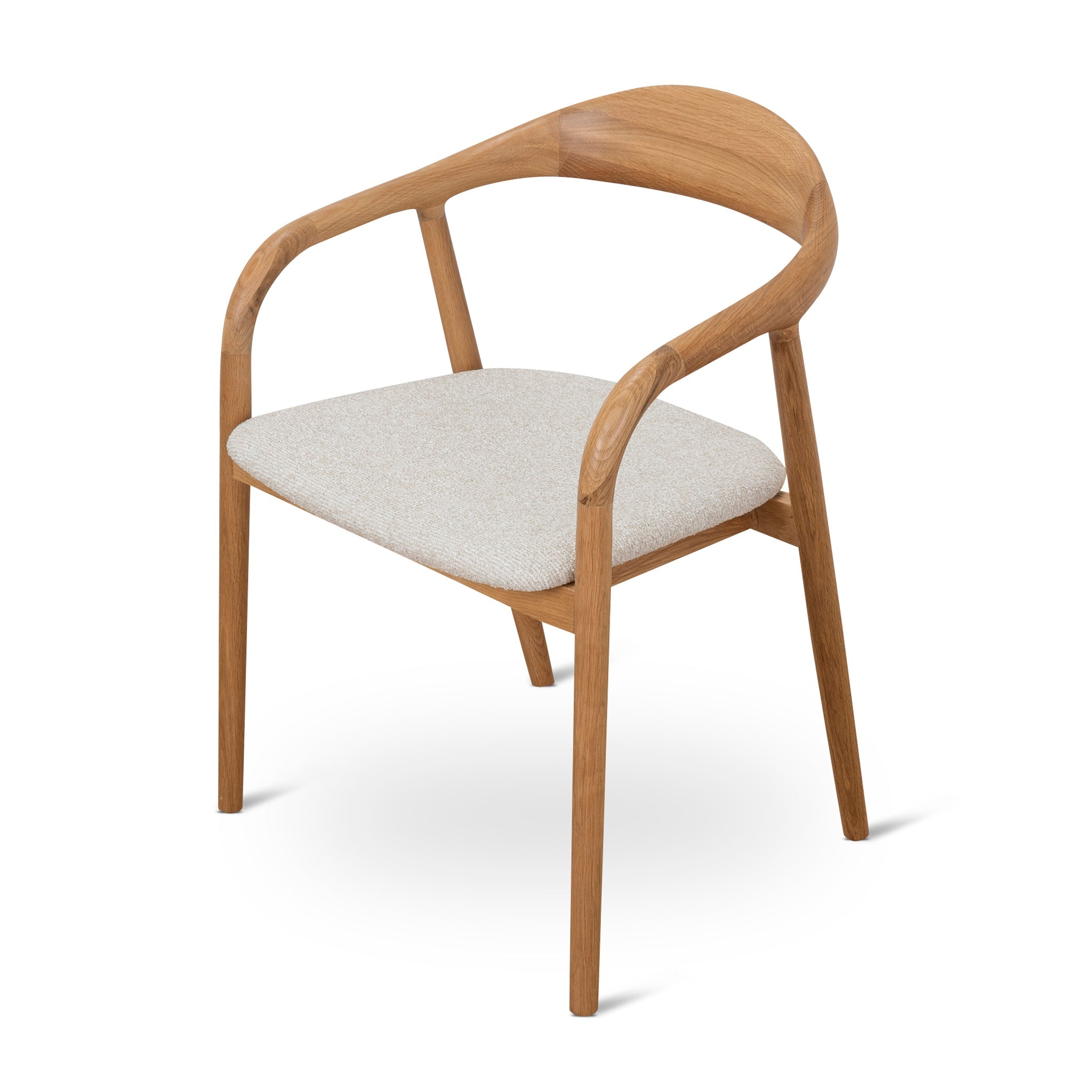 Natural Dining Armchair - Beige (Set of 2)