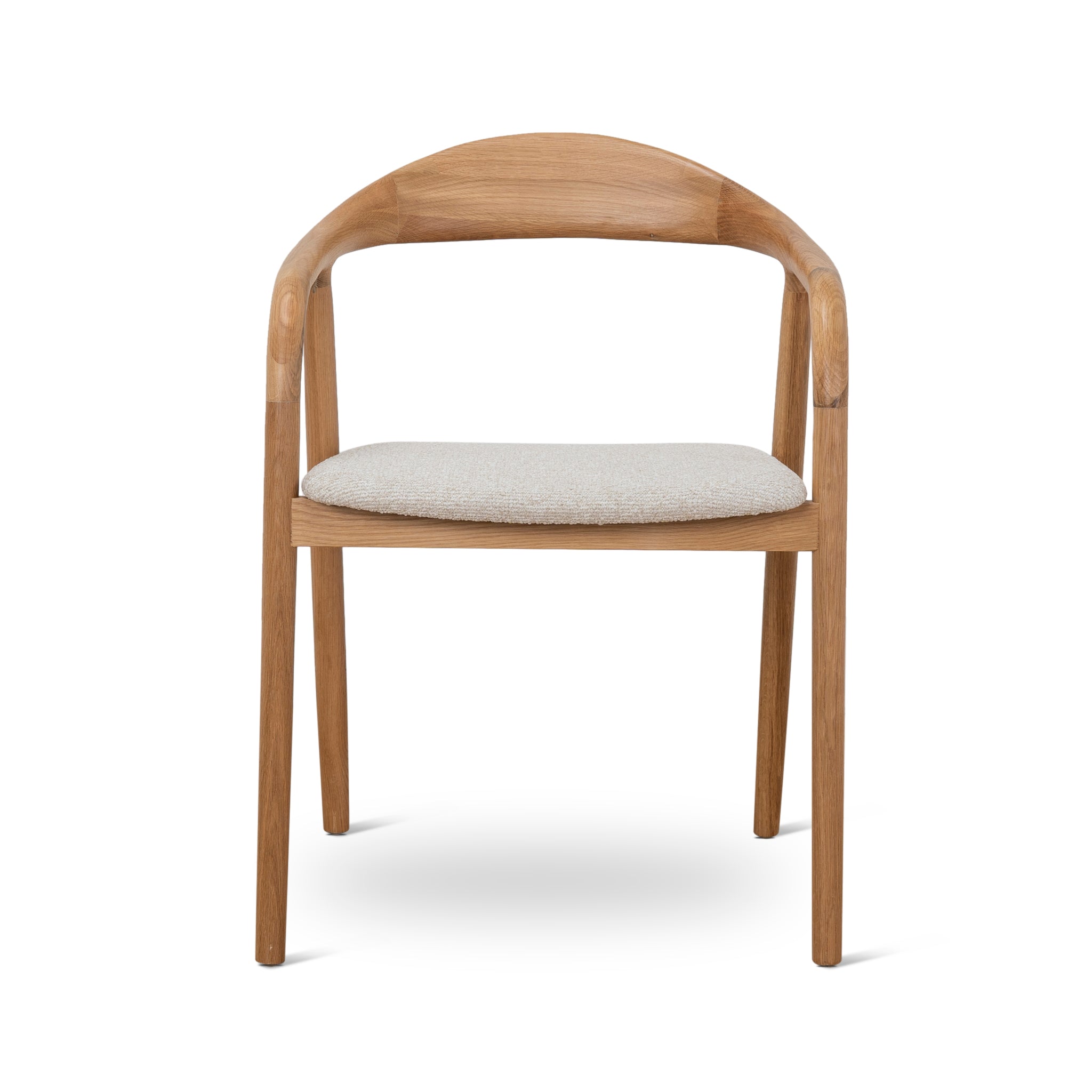 Natural Dining Armchair - Beige (Set of 2)