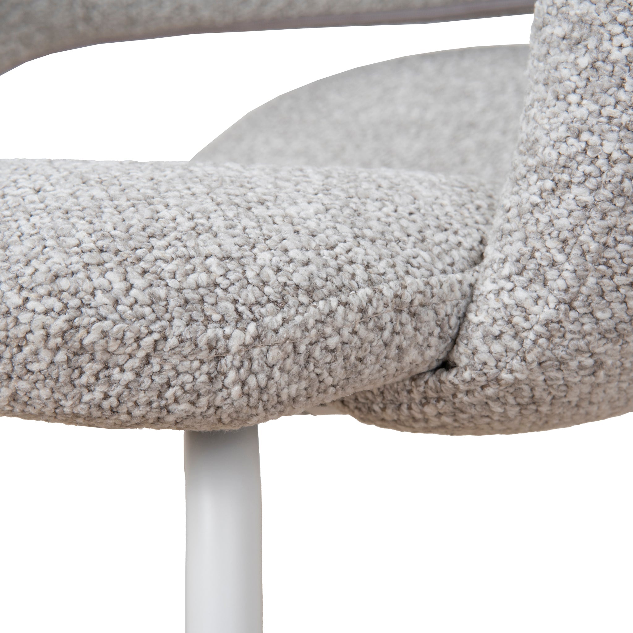 White Verona Dining Chair - Clay Grey (Set of 2)