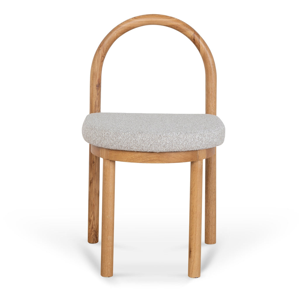 Natural Verona Dining Chair - Clay Grey (Set of 2)