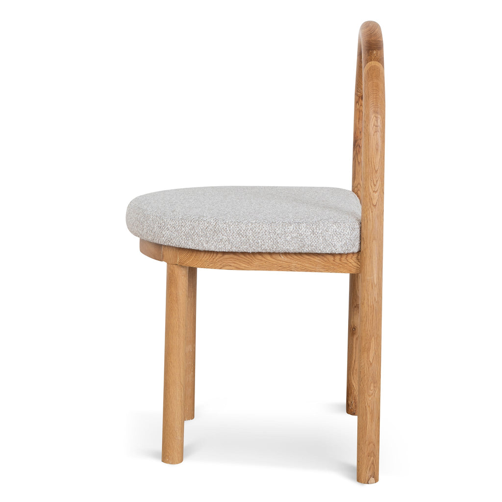 Natural Verona Dining Chair - Clay Grey (Set of 2)