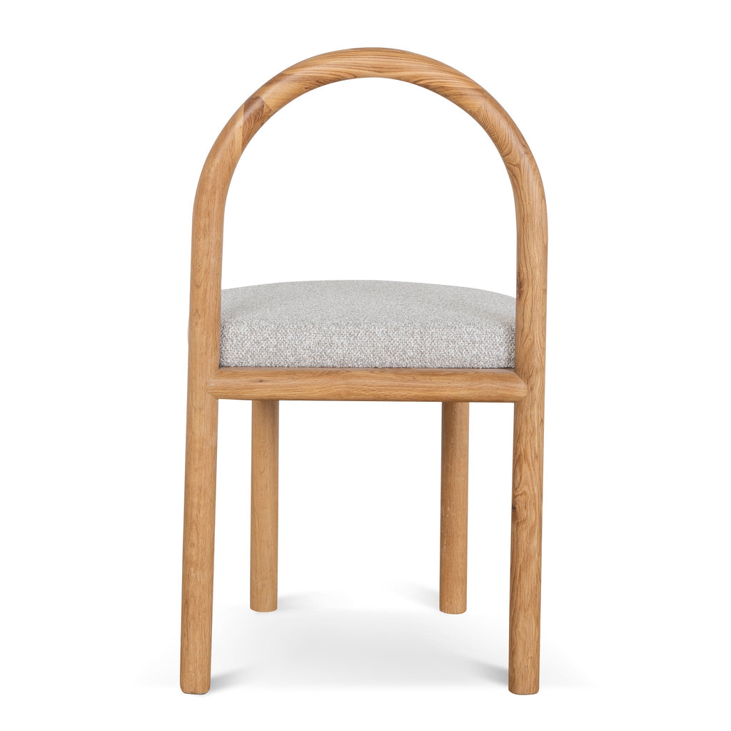 Natural Verona Dining Chair - Clay Grey (Set of 2)