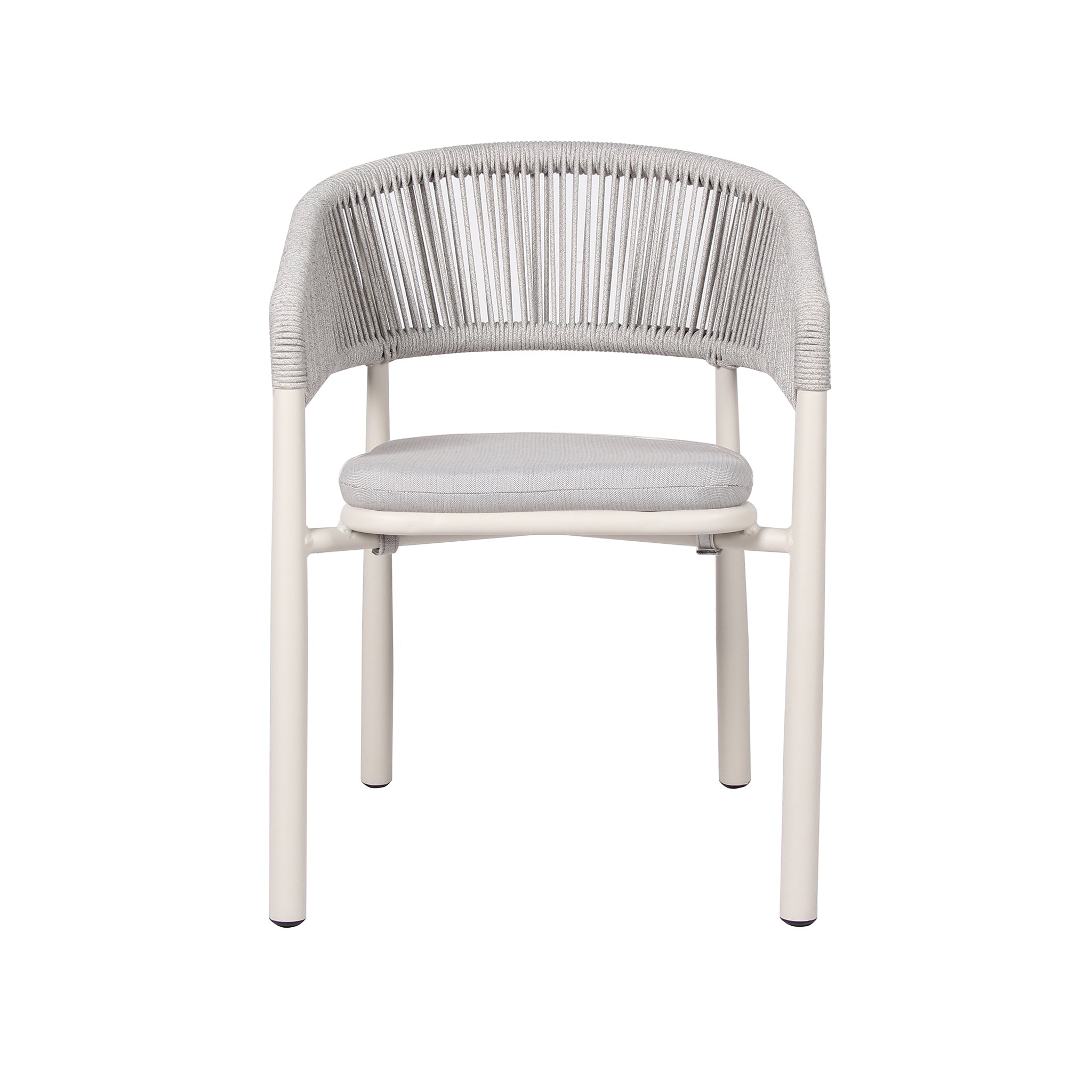 Sand White Outdoor Verona Dining Chair - Light Grey (Set of 2)