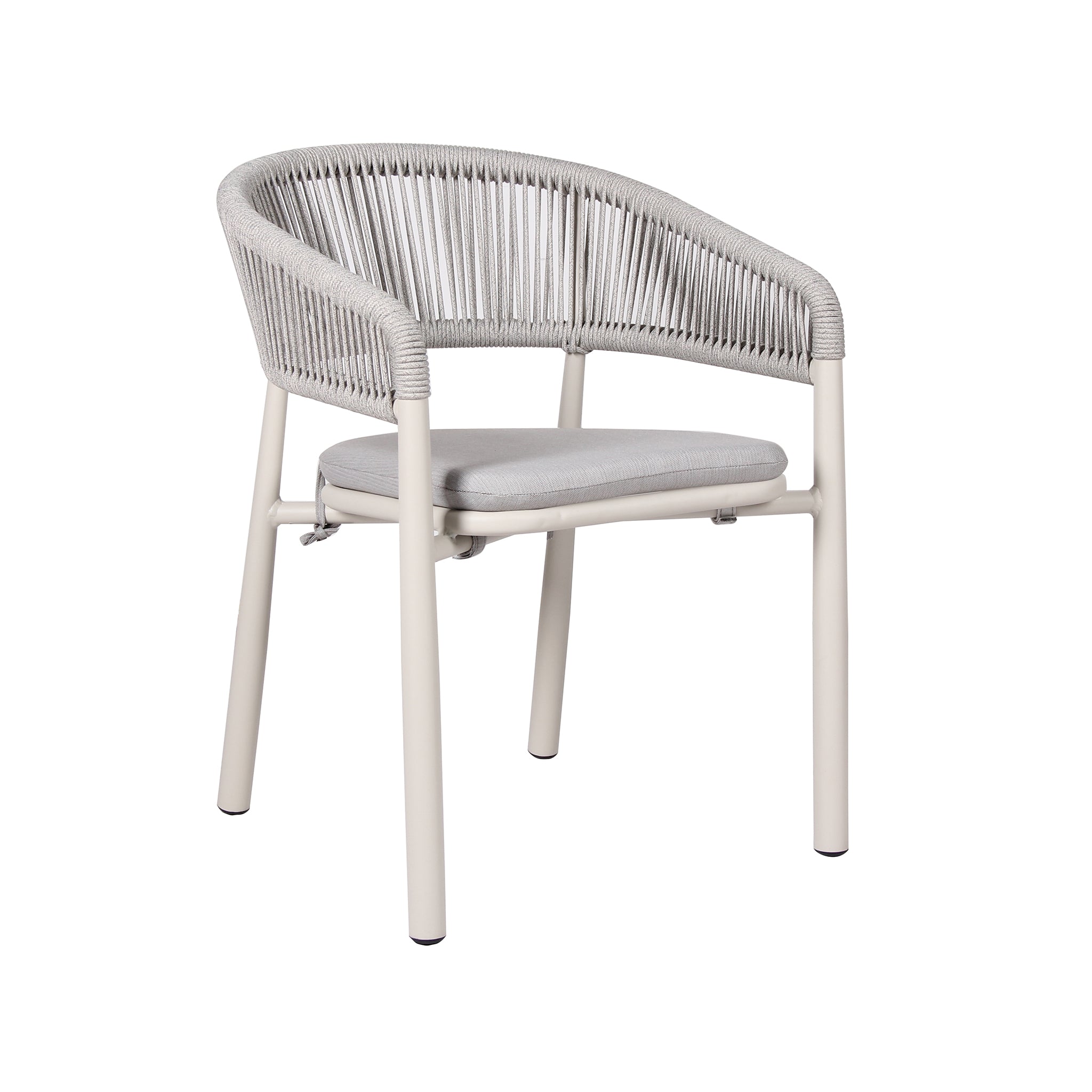 Sand White Outdoor Verona Dining Chair - Light Grey (Set of 2)