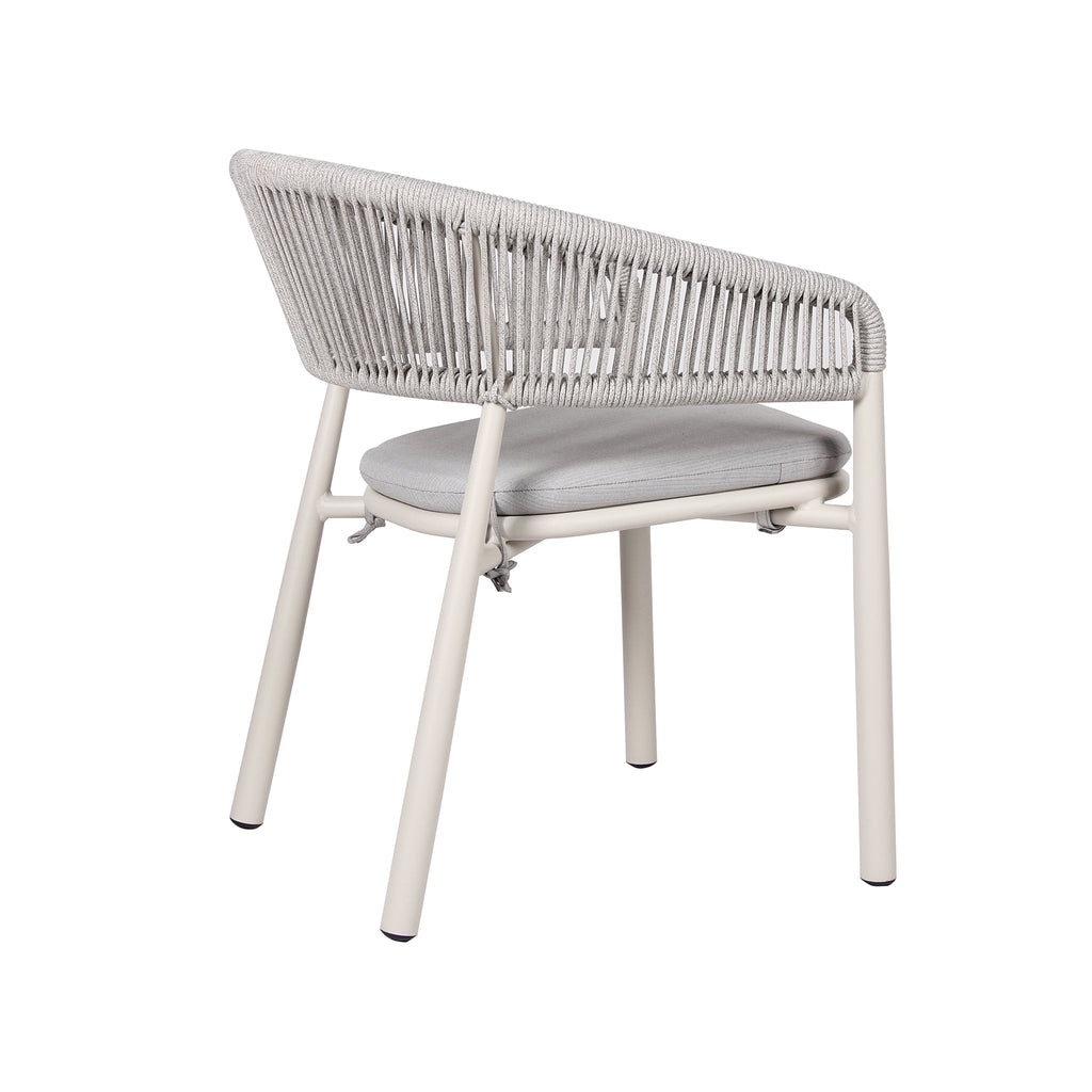 Sand White Outdoor Verona Dining Chair - Light Grey (Set of 2)