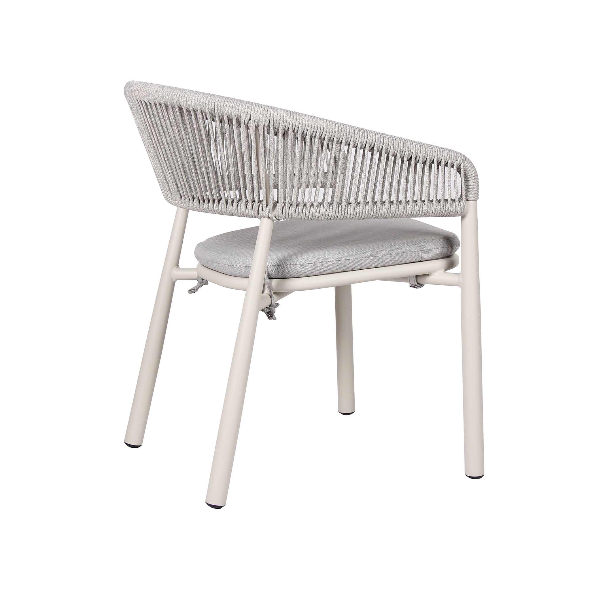 Sand White Outdoor Verona Dining Chair - Light Grey (Set of 2)