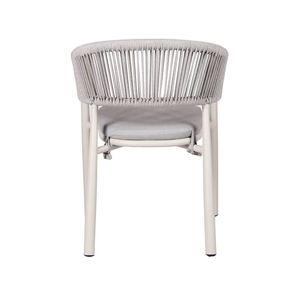 Sand White Outdoor Verona Dining Chair - Light Grey (Set of 2)