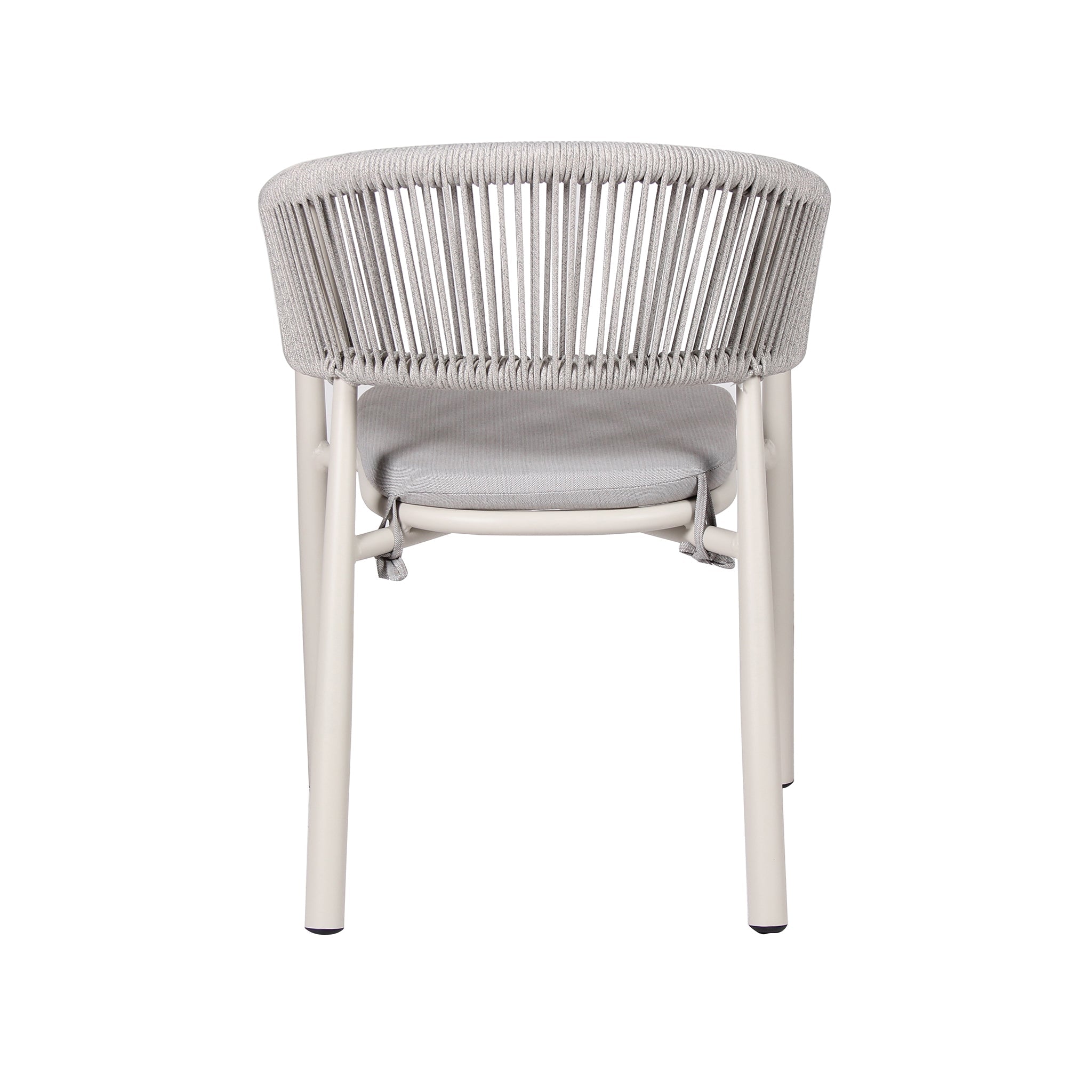 Sand White Outdoor Verona Dining Chair - Light Grey (Set of 2)