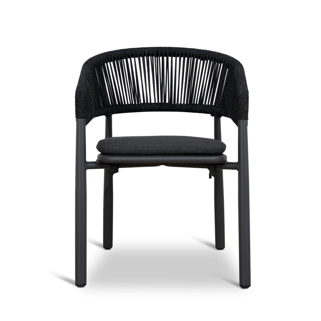 Outdoor Verona Dining Chair - Charcoal (Set of 2)