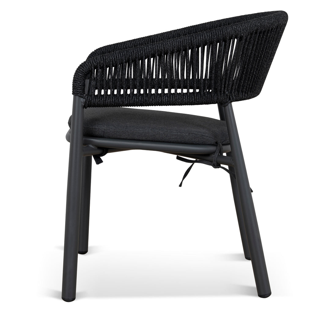 Outdoor Verona Dining Chair - Charcoal (Set of 2)
