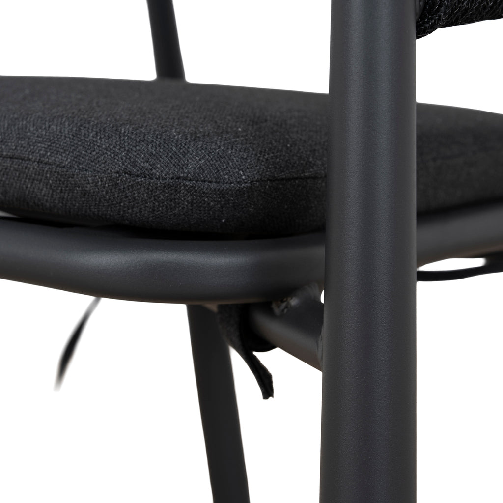 Outdoor Verona Dining Chair - Charcoal (Set of 2)