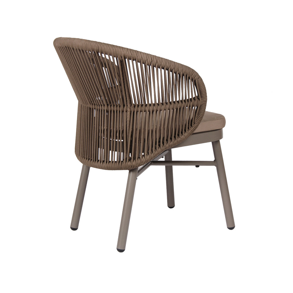 Beige Outdoor Verona Dining Chair - Brown (Set of 2)