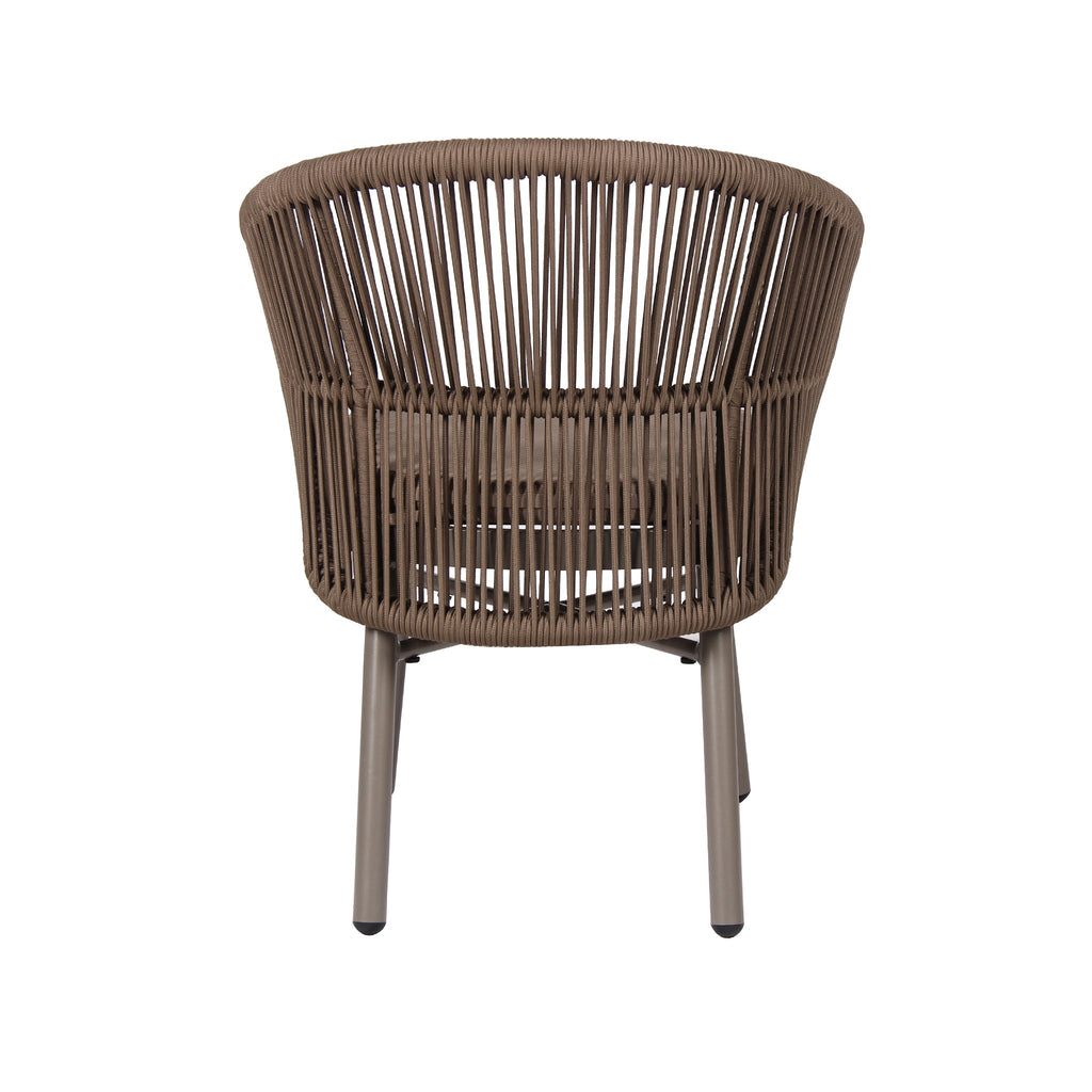 Beige Outdoor Verona Dining Chair - Brown (Set of 2)