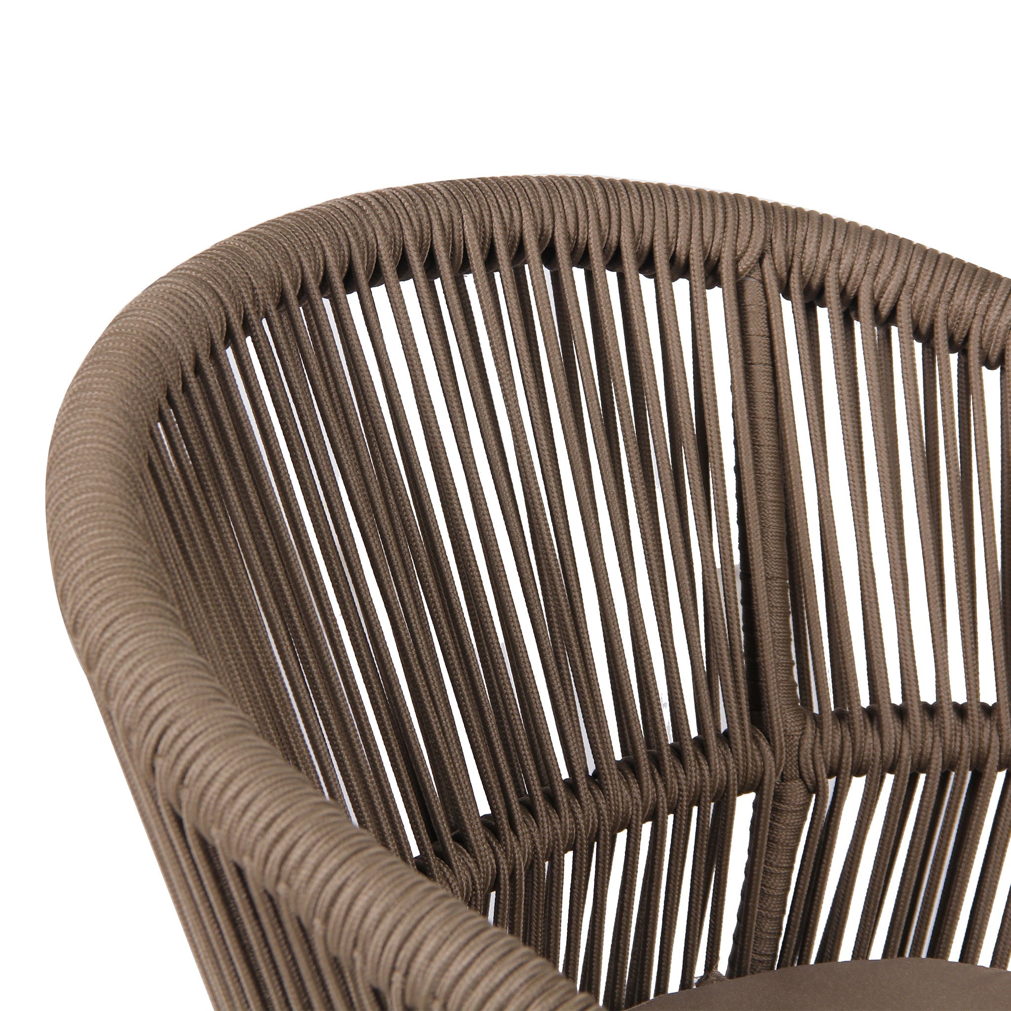 Beige Outdoor Verona Dining Chair - Brown (Set of 2)