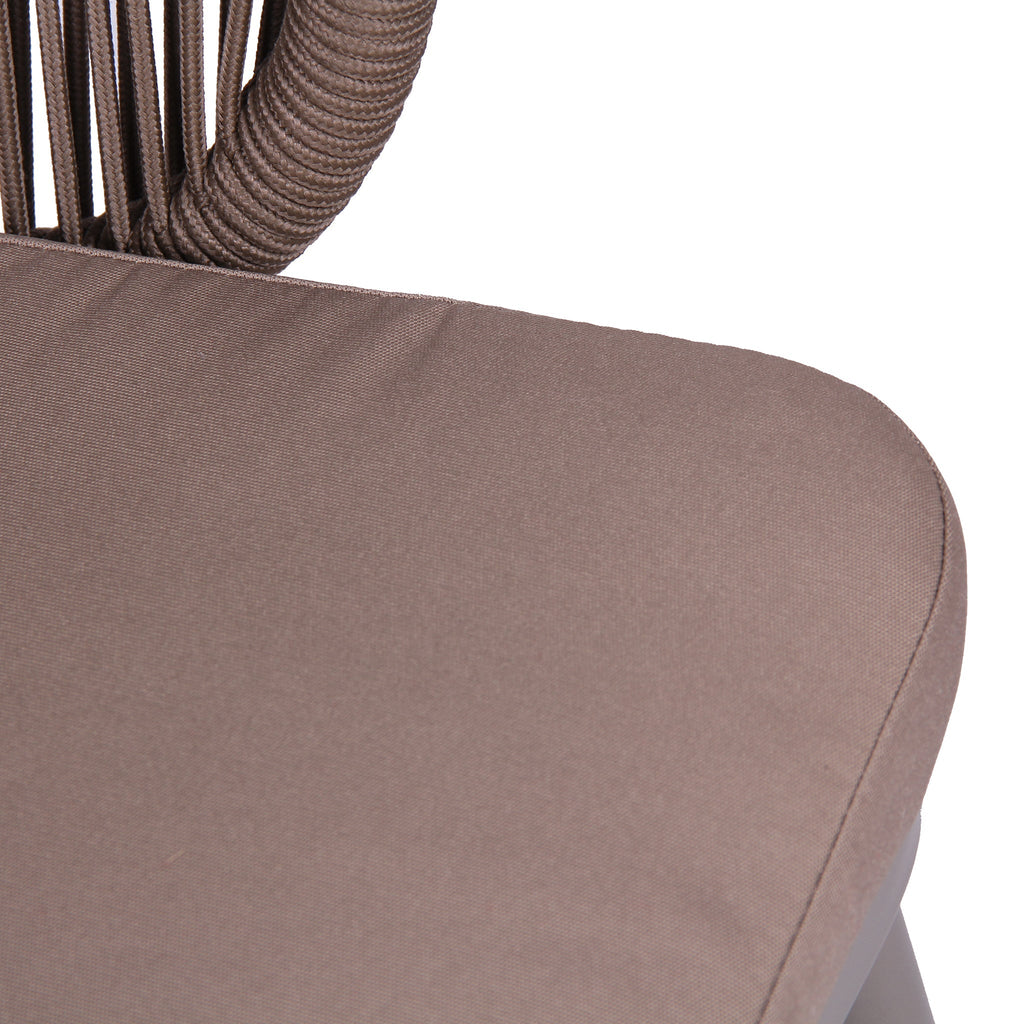 Beige Outdoor Verona Dining Chair - Brown (Set of 2)