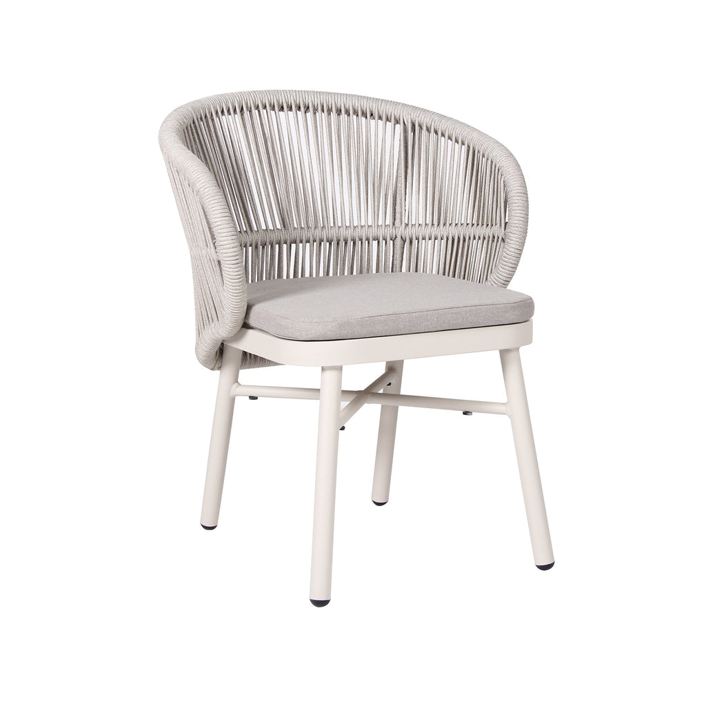 Sand White Outdoor Verona Dining Chair - Light Grey (Set of 2)
