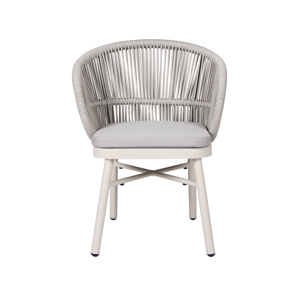 Sand White Outdoor Verona Dining Chair - Light Grey (Set of 2)