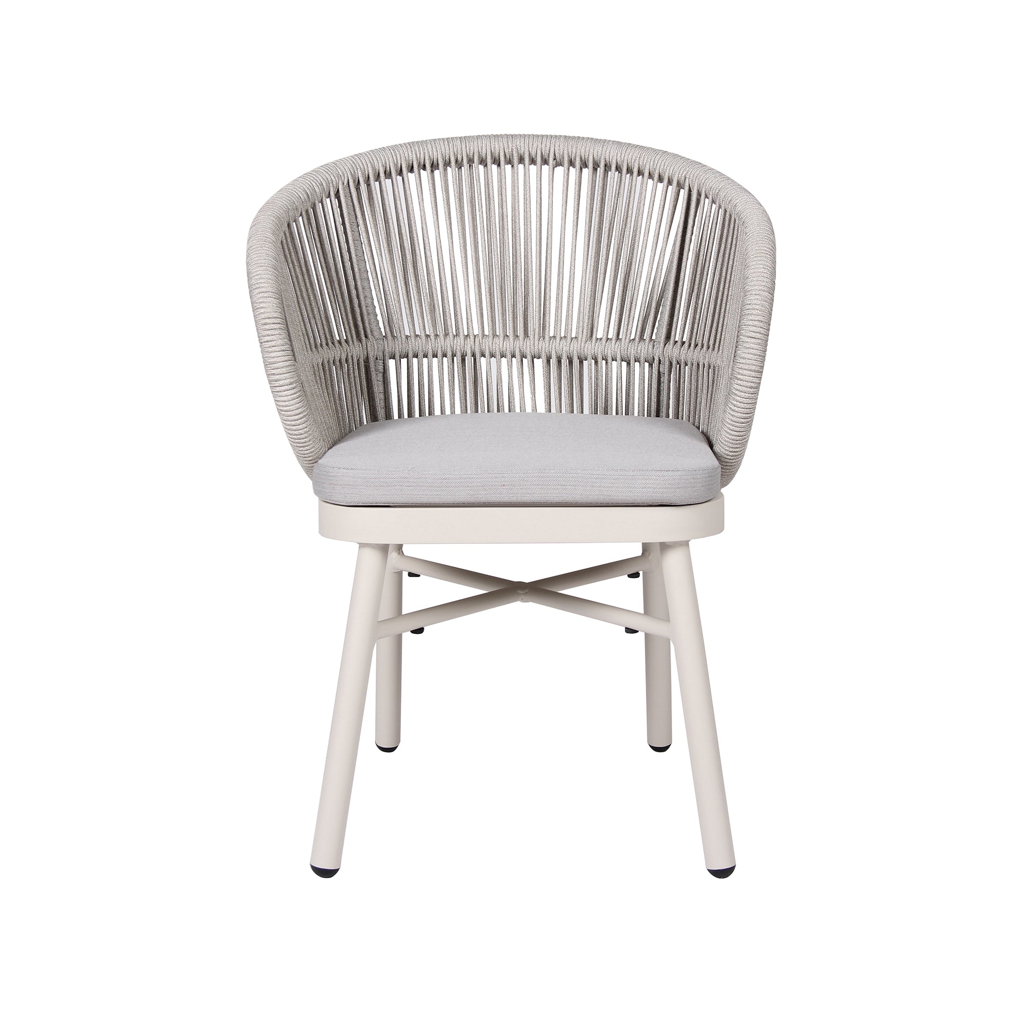 Sand White Outdoor Verona Dining Chair - Light Grey (Set of 2)