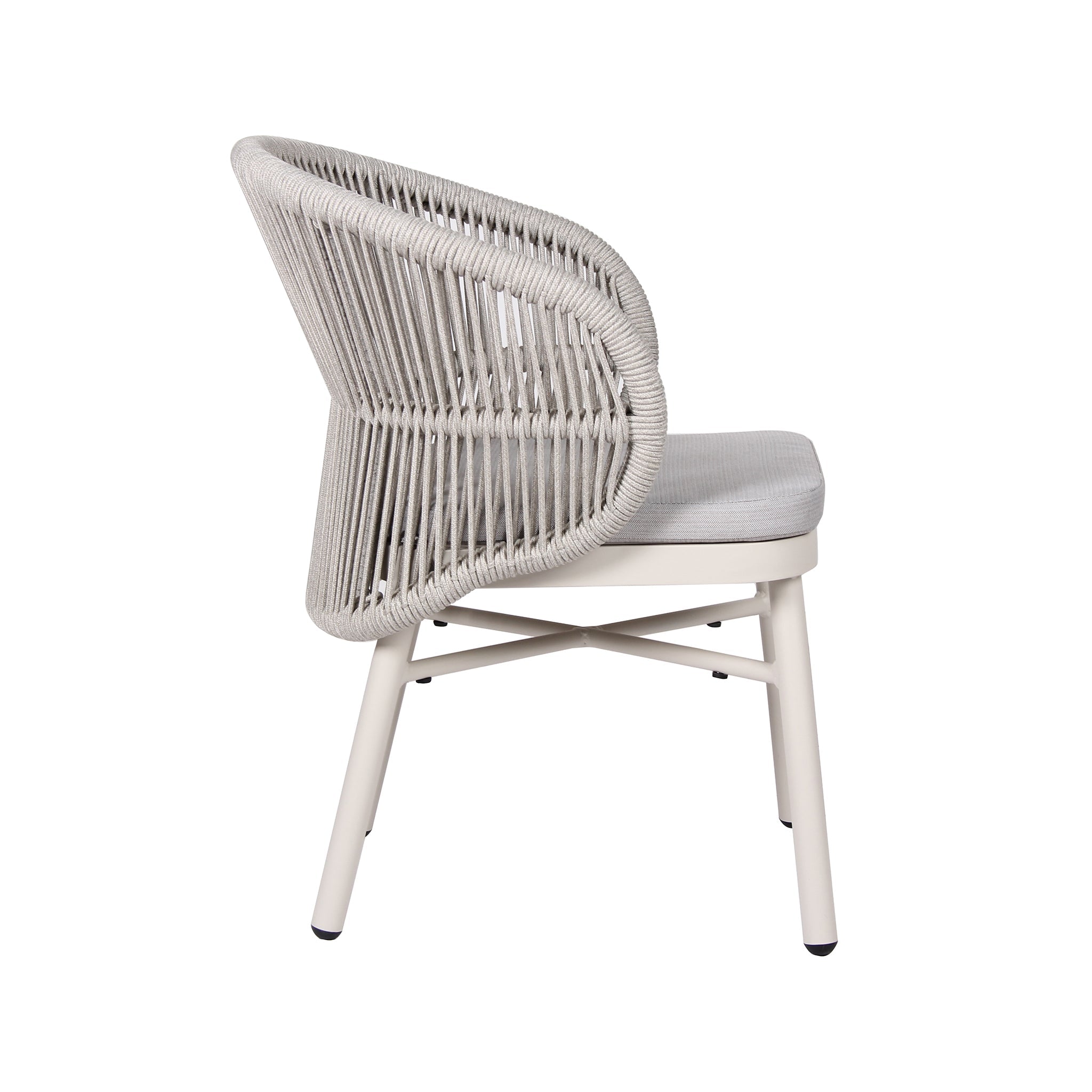 Sand White Outdoor Verona Dining Chair - Light Grey (Set of 2)