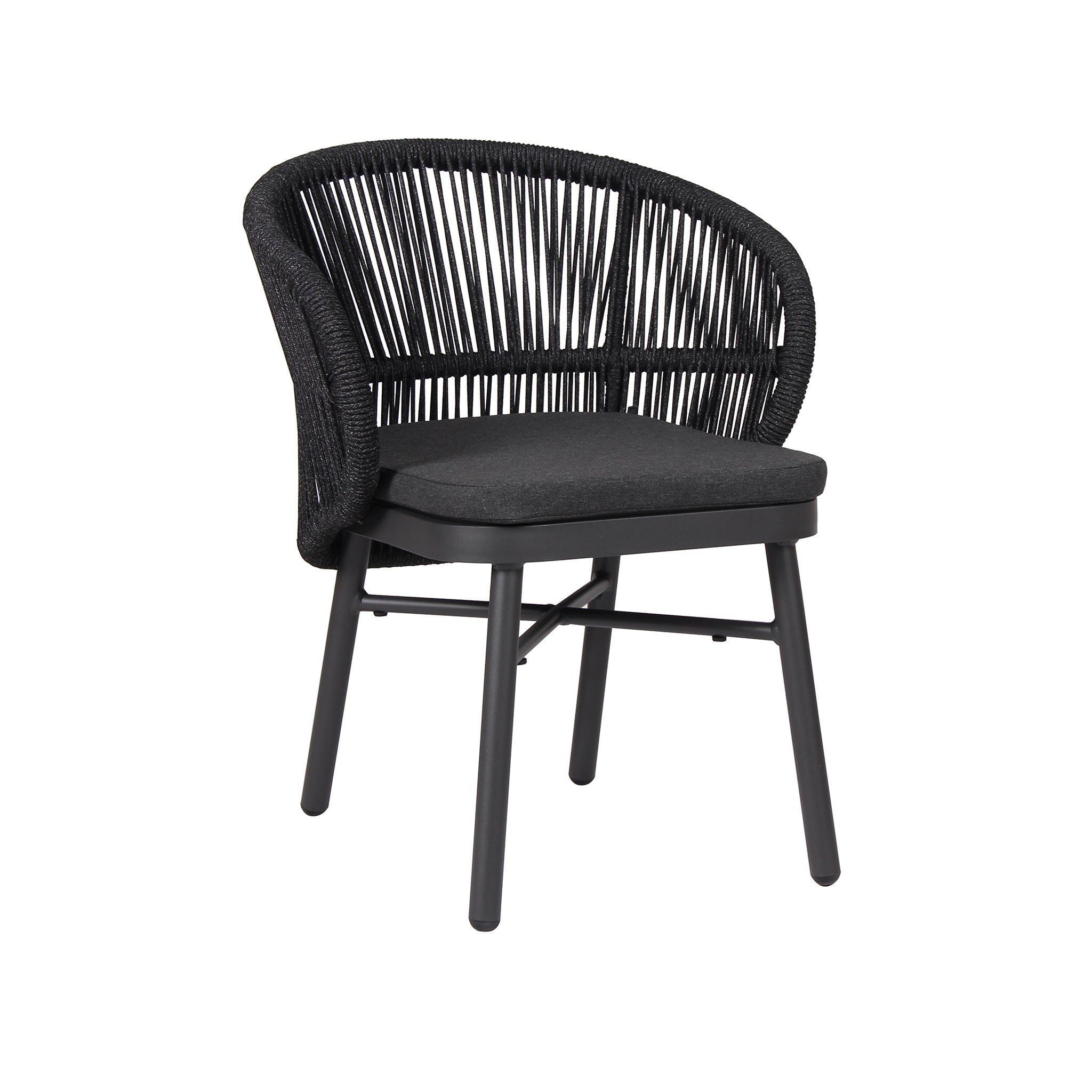 Outdoor Verona Dining Chair - Charcoal (Set of 2)