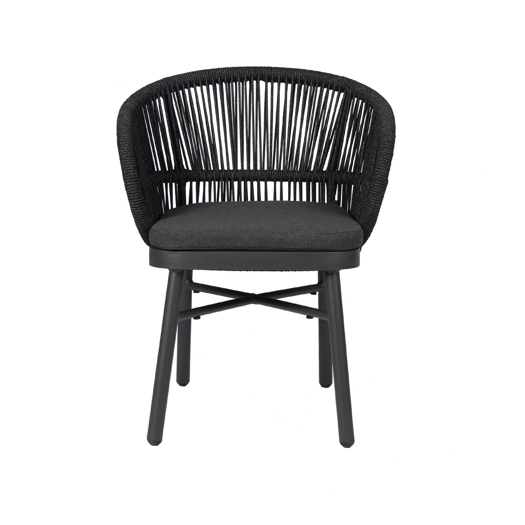 Outdoor Verona Dining Chair - Charcoal (Set of 2)