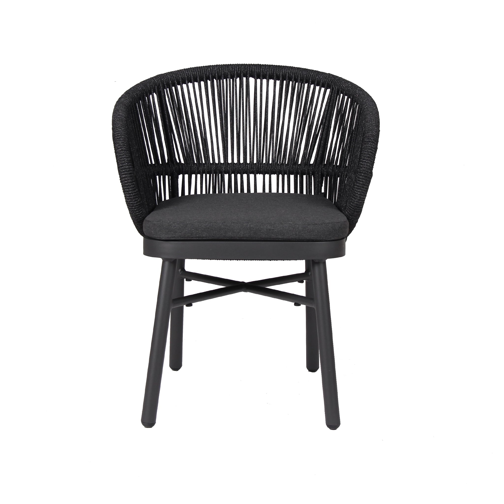 Outdoor Verona Dining Chair - Charcoal (Set of 2)