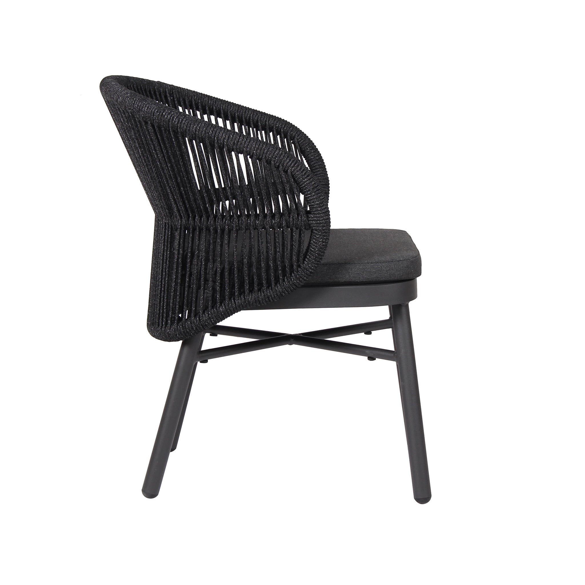 Outdoor Verona Dining Chair - Charcoal (Set of 2)