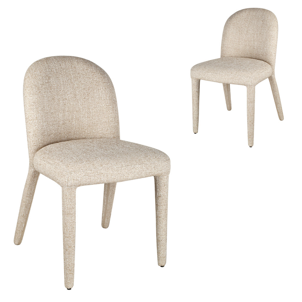 Verona Dining Chair - Pale Beige (Set of 2)