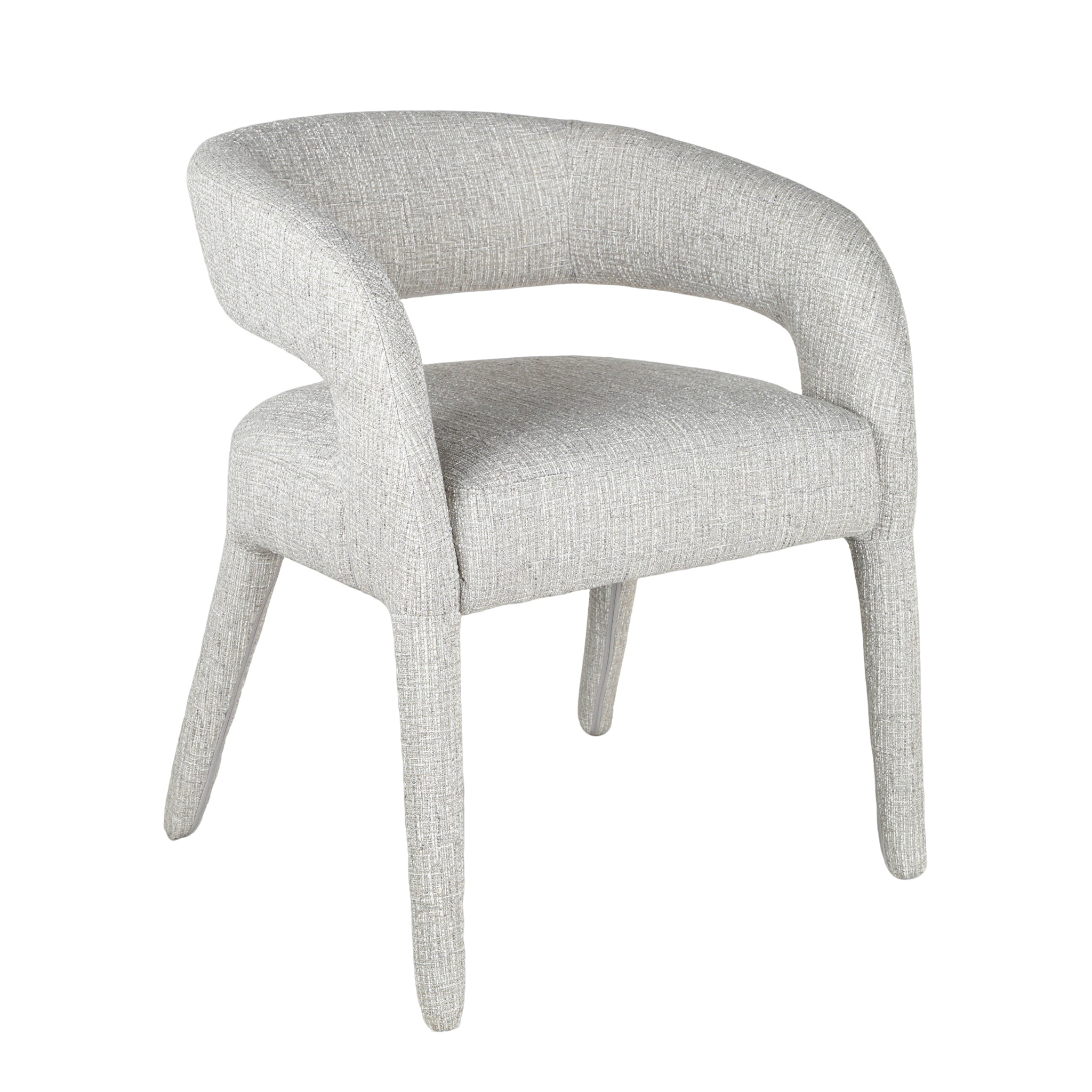 Verona Dining Chair - Chrome Grey