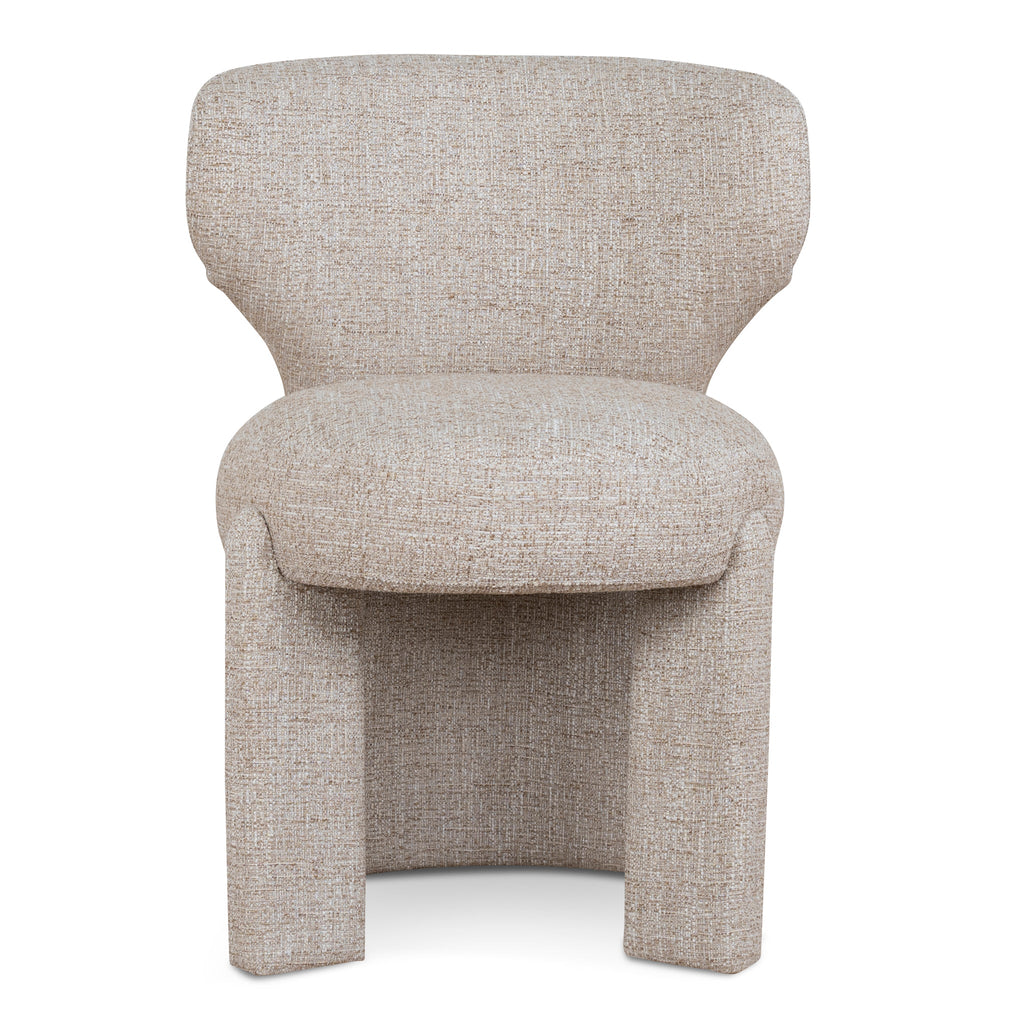 Fabric Verona Dining Chair - Pale Beige