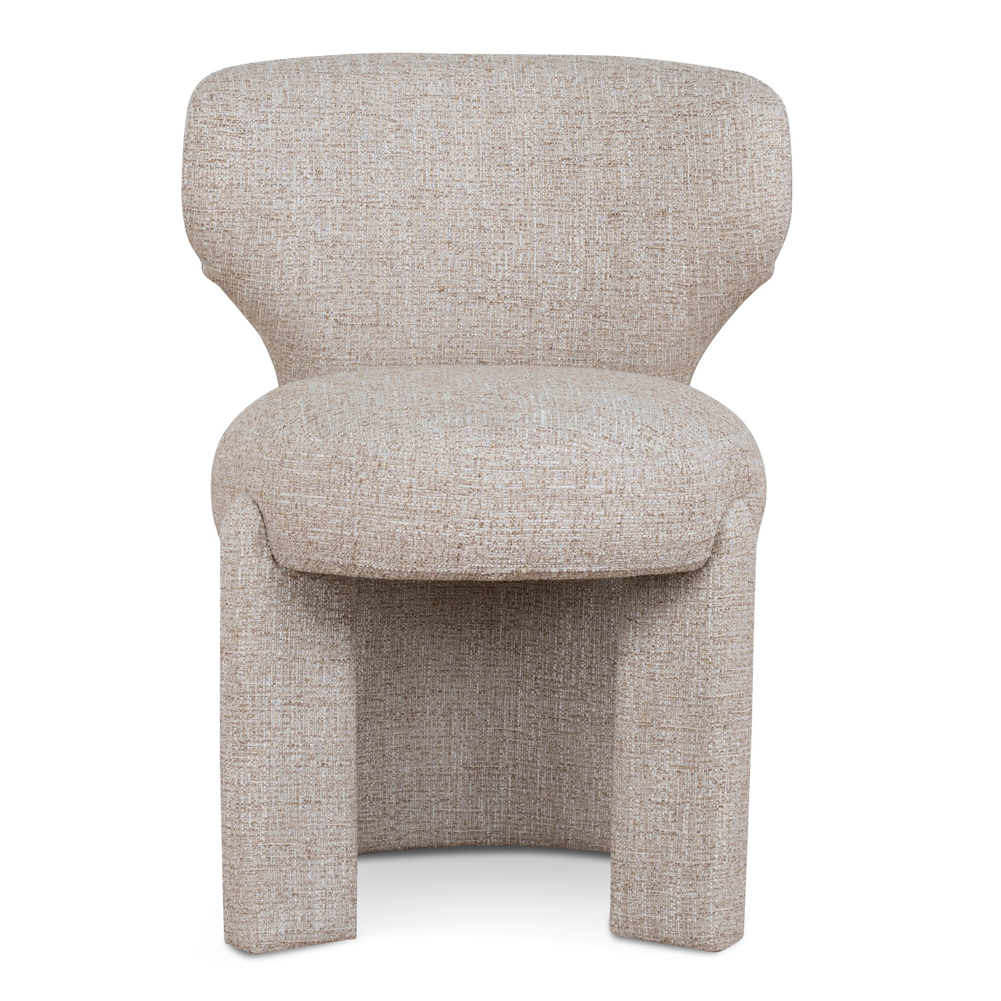 Fabric Verona Dining Chair - Pale Beige