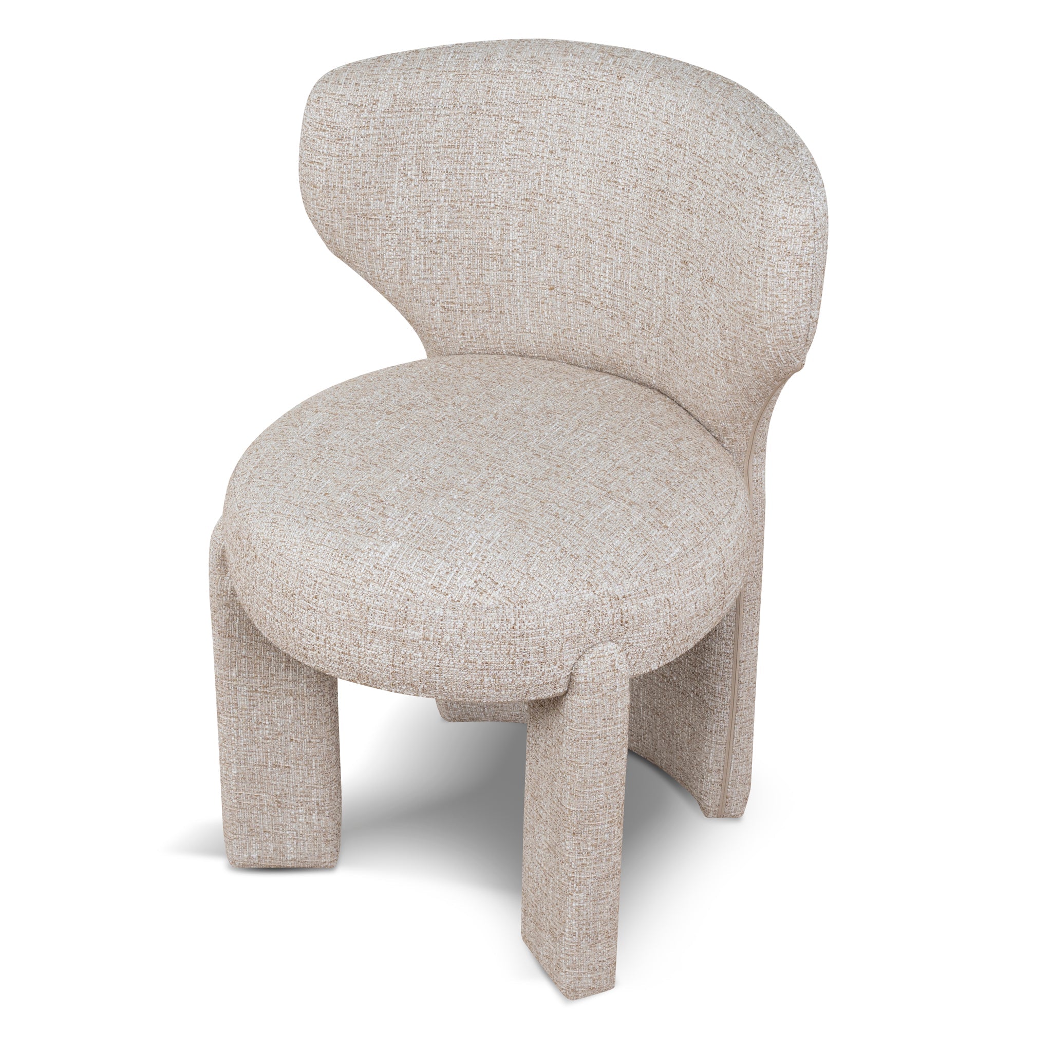 Fabric Verona Dining Chair - Pale Beige