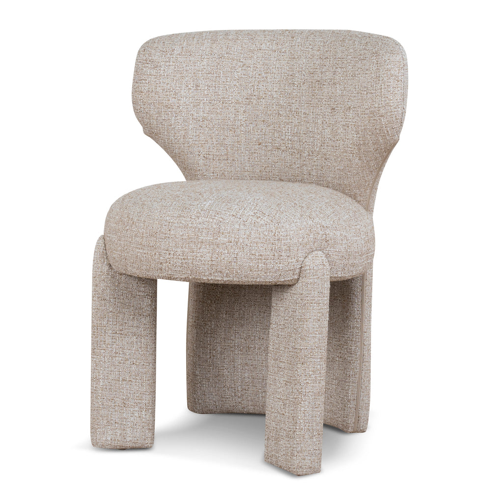 Fabric Verona Dining Chair - Pale Beige