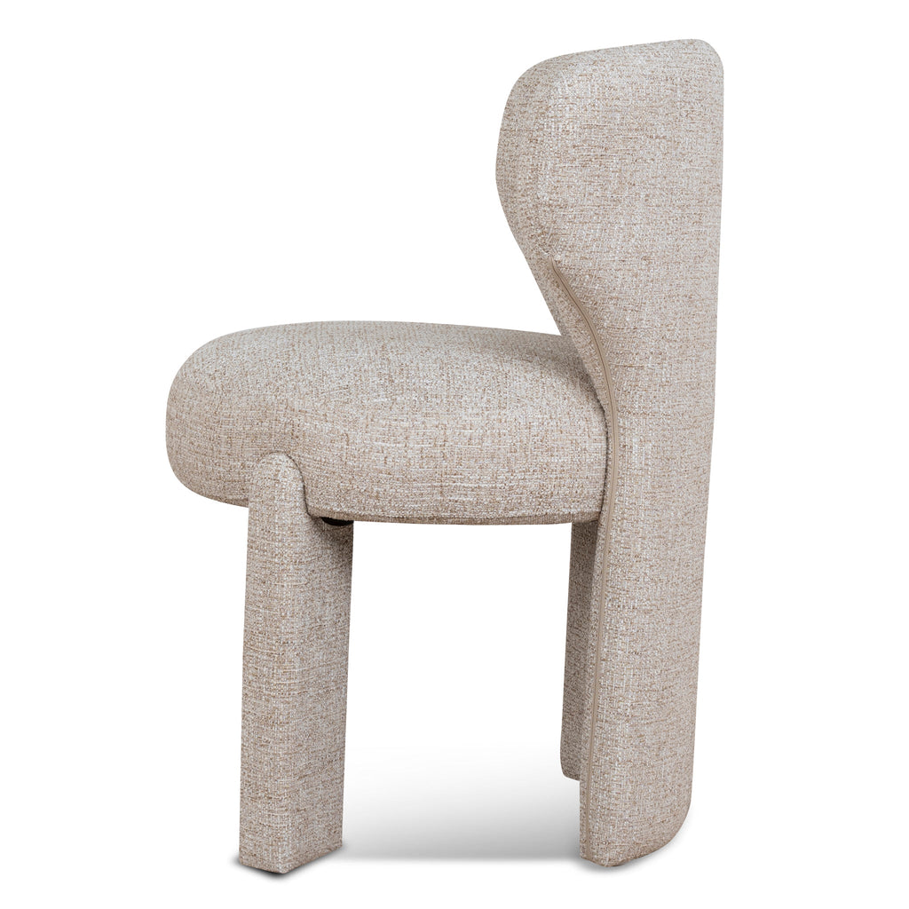 Fabric Verona Dining Chair - Pale Beige