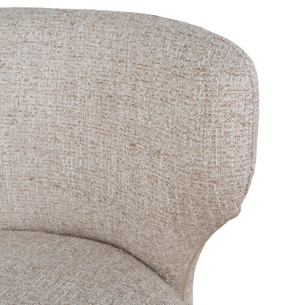 Fabric Verona Dining Chair - Pale Beige