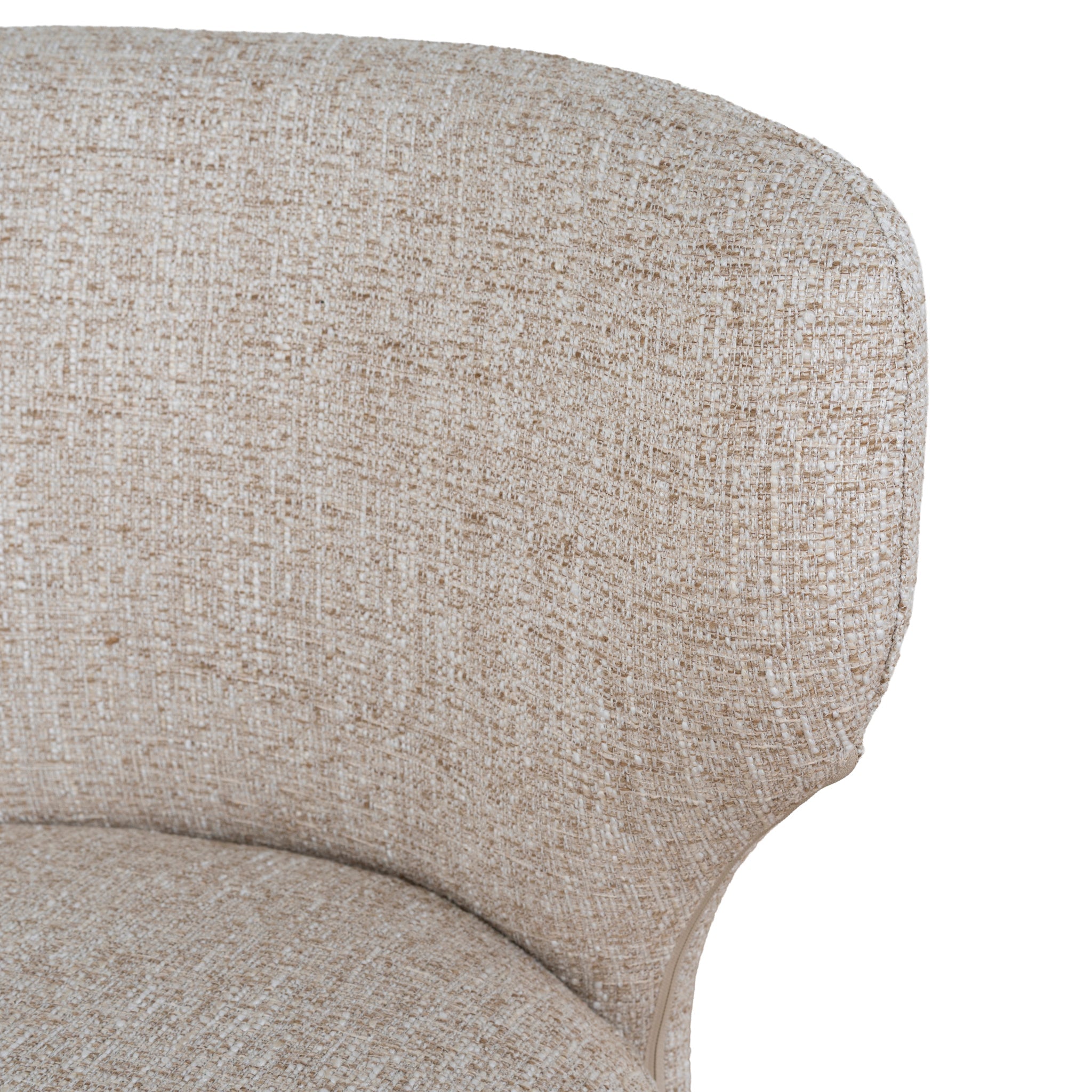 Fabric Verona Dining Chair - Pale Beige