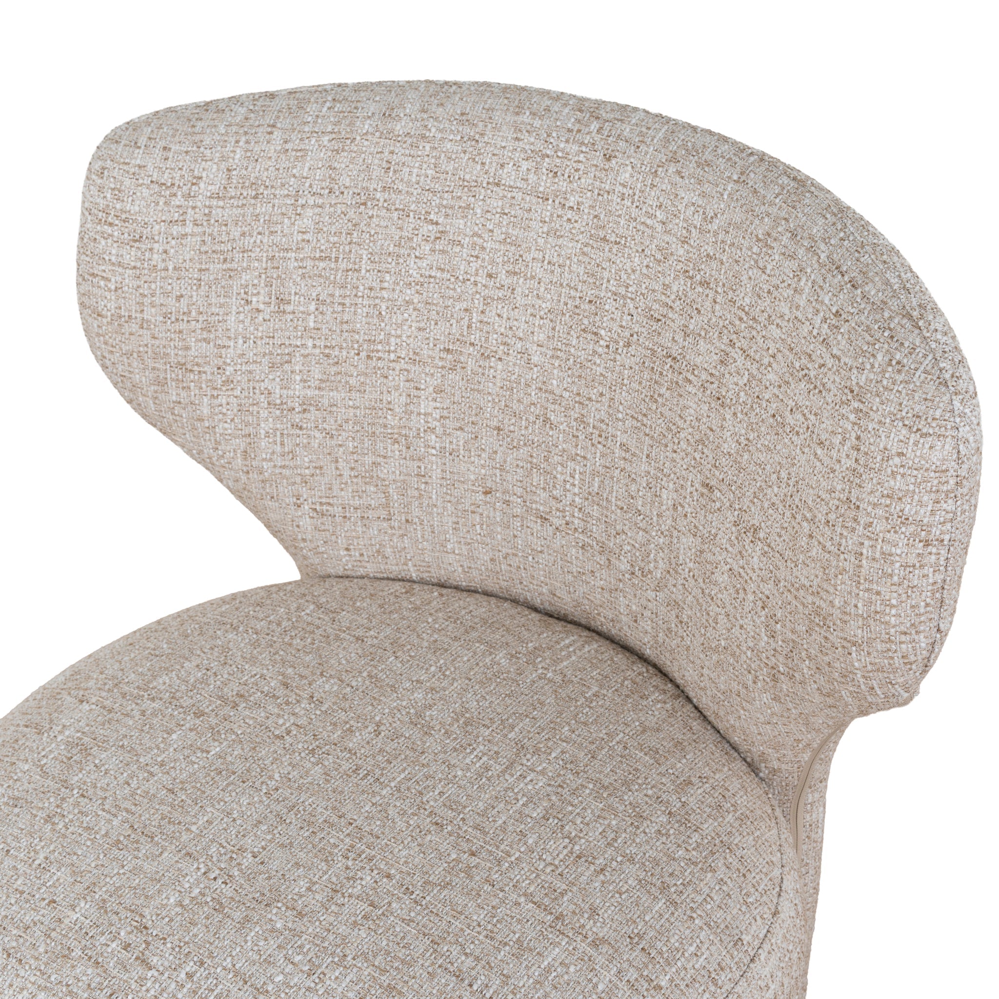 Fabric Verona Dining Chair - Pale Beige