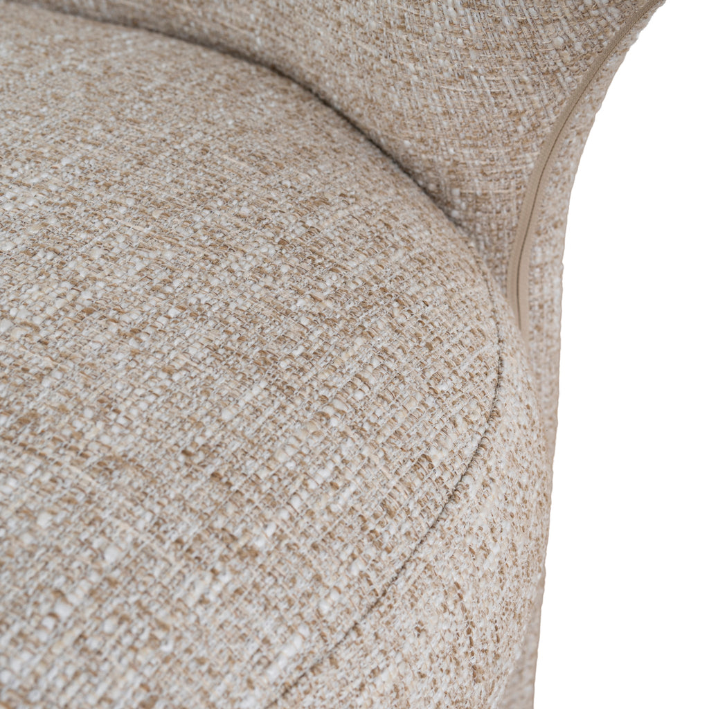 Fabric Verona Dining Chair - Pale Beige