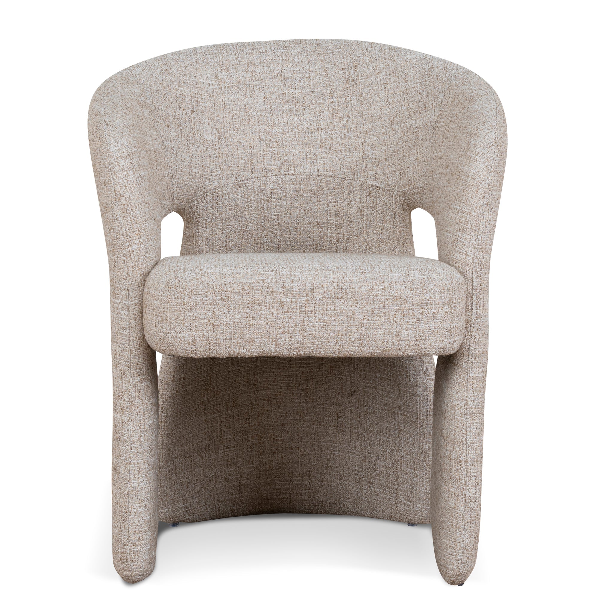 Fabric Verona Dining Chair - Pale Beige