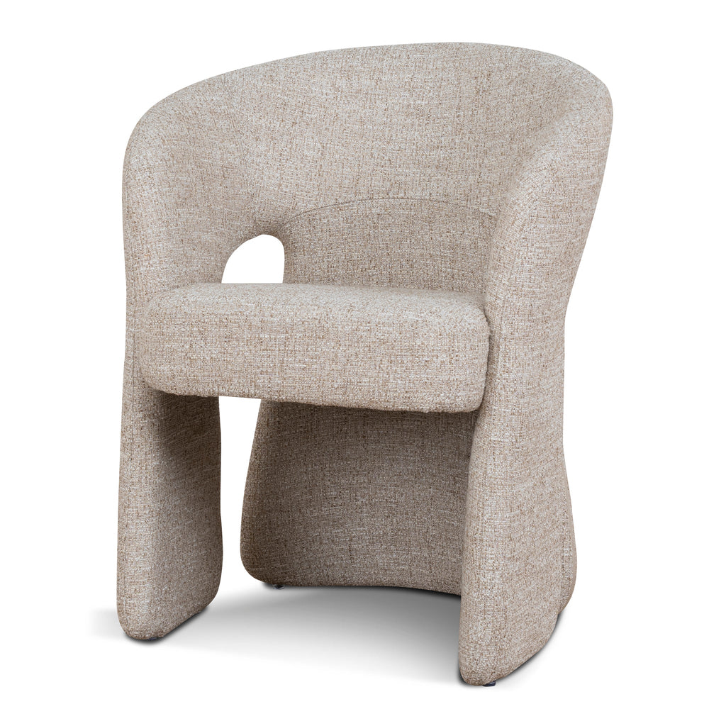 Fabric Verona Dining Chair - Pale Beige