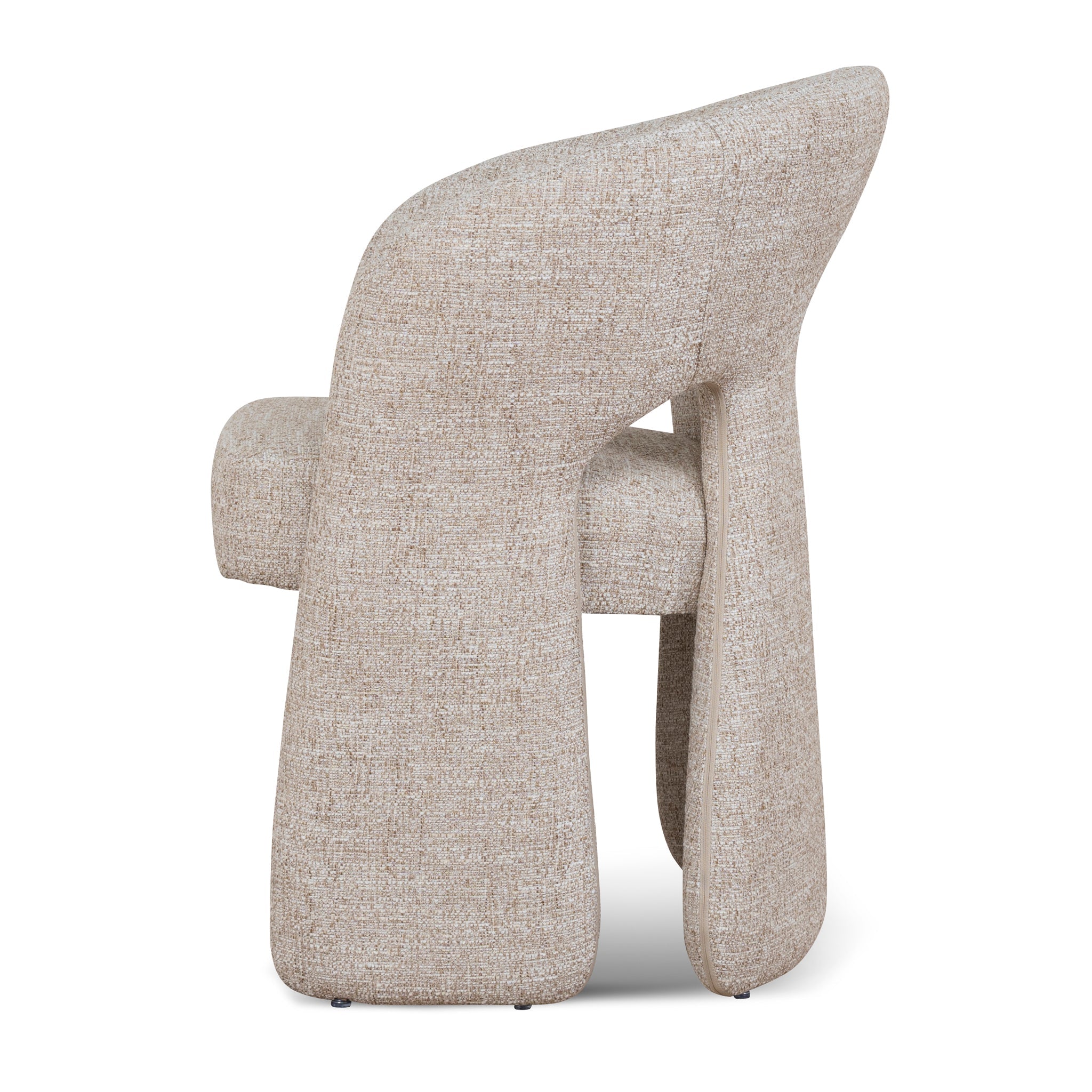 Fabric Verona Dining Chair - Pale Beige