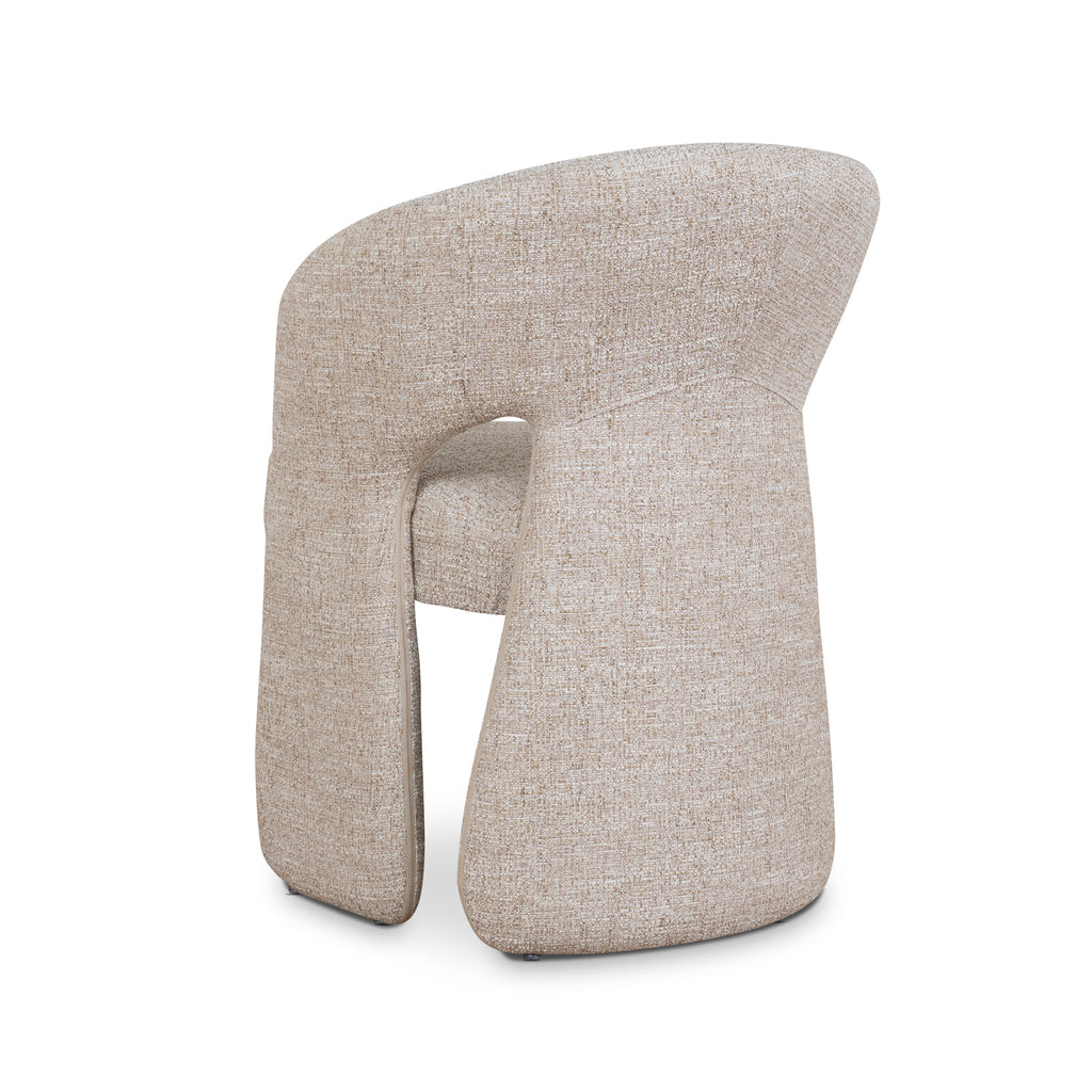 Fabric Verona Dining Chair - Pale Beige