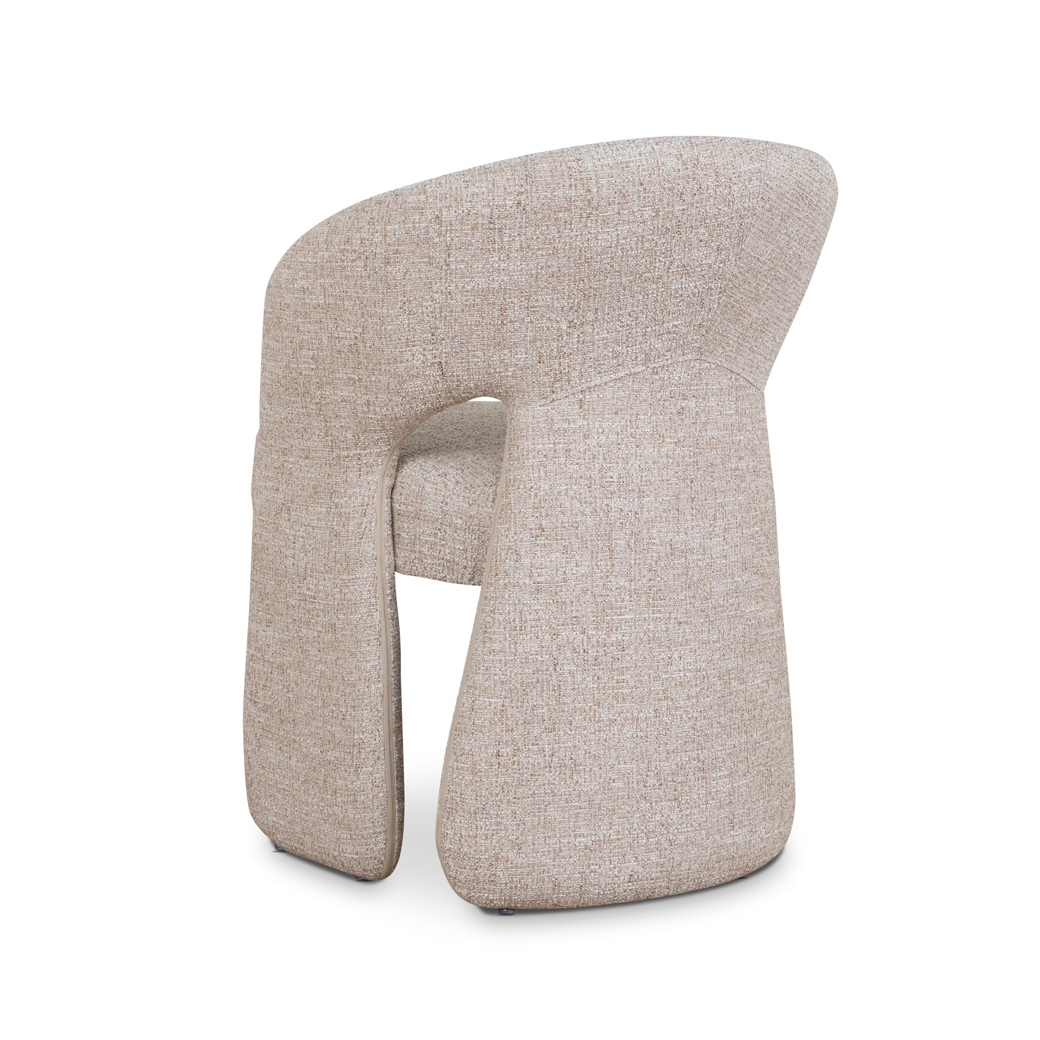 Fabric Verona Dining Chair - Pale Beige
