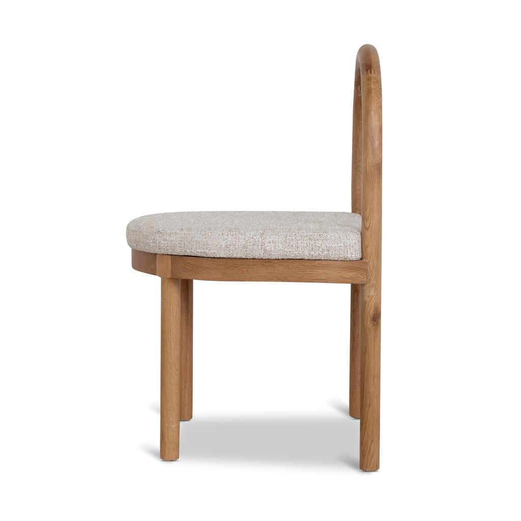 Natural Verona Dining Chair - Pale Beige (Set of 2)