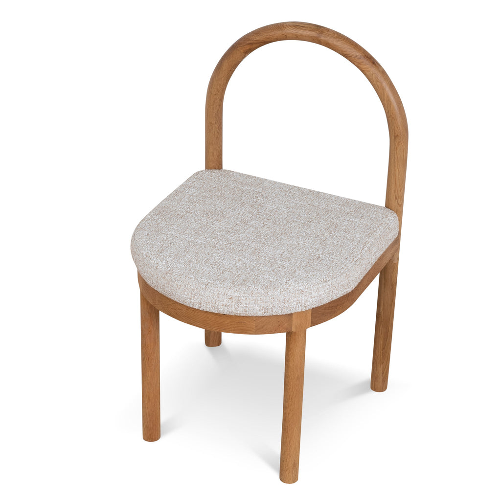 Natural Verona Dining Chair - Pale Beige (Set of 2)